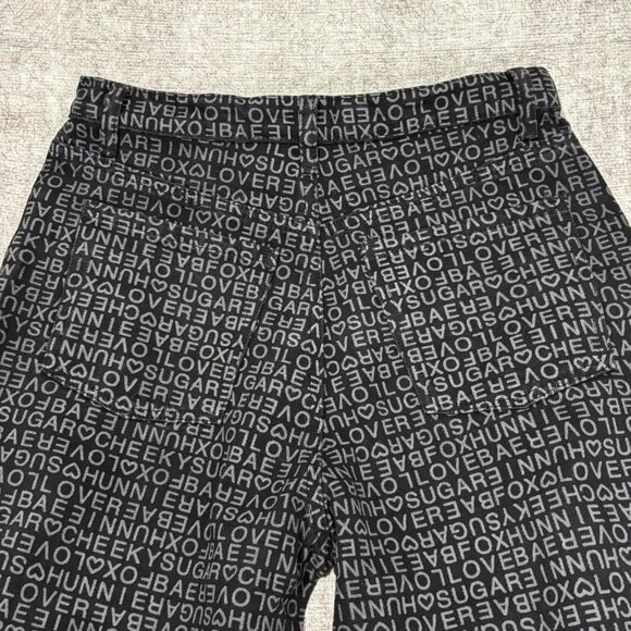 Black & grey Princess Polly trousers/pants - Picture 6 of 7